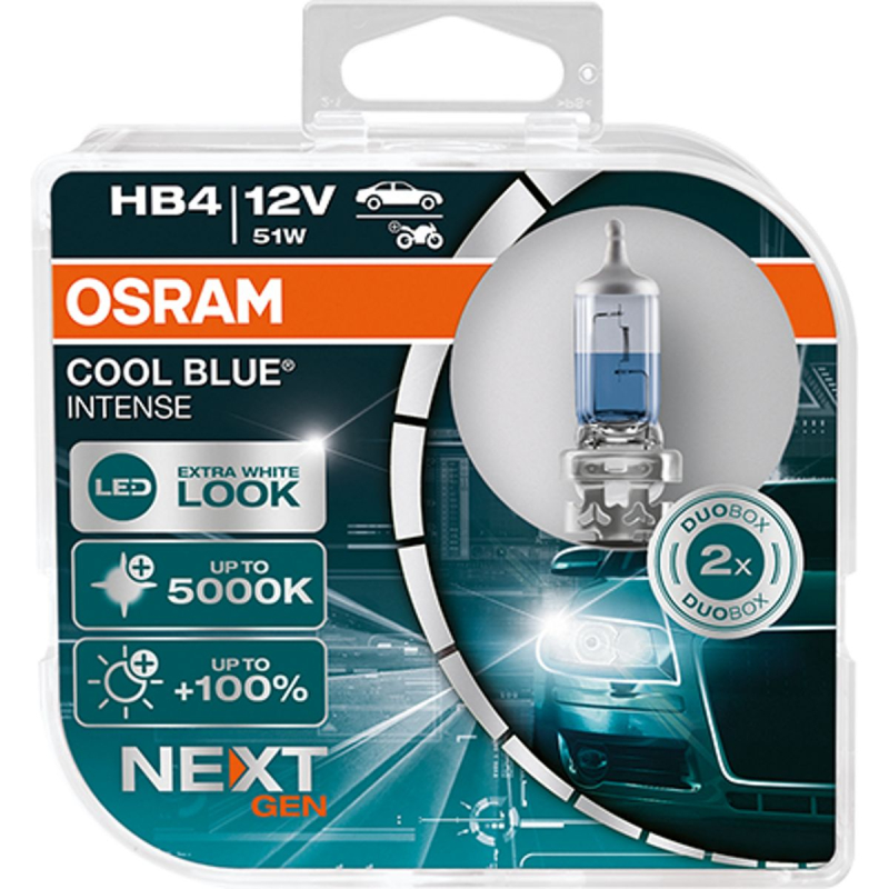 Osram Hb4 Cool Blue Intense Next Gen Pærer Sæt    Stk  Pak