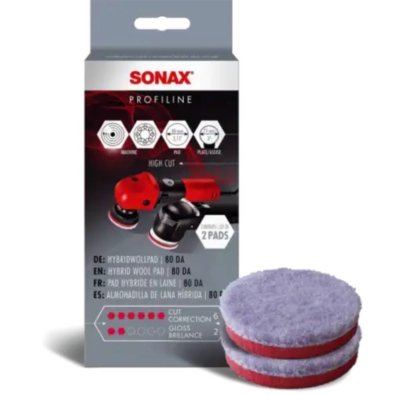 Sonax Hybrid Wool Pad 75mm Da    St
