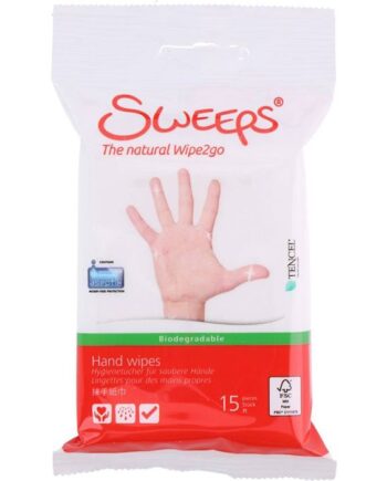 Sweeps Renseservietter Til Hænder 15 Stk