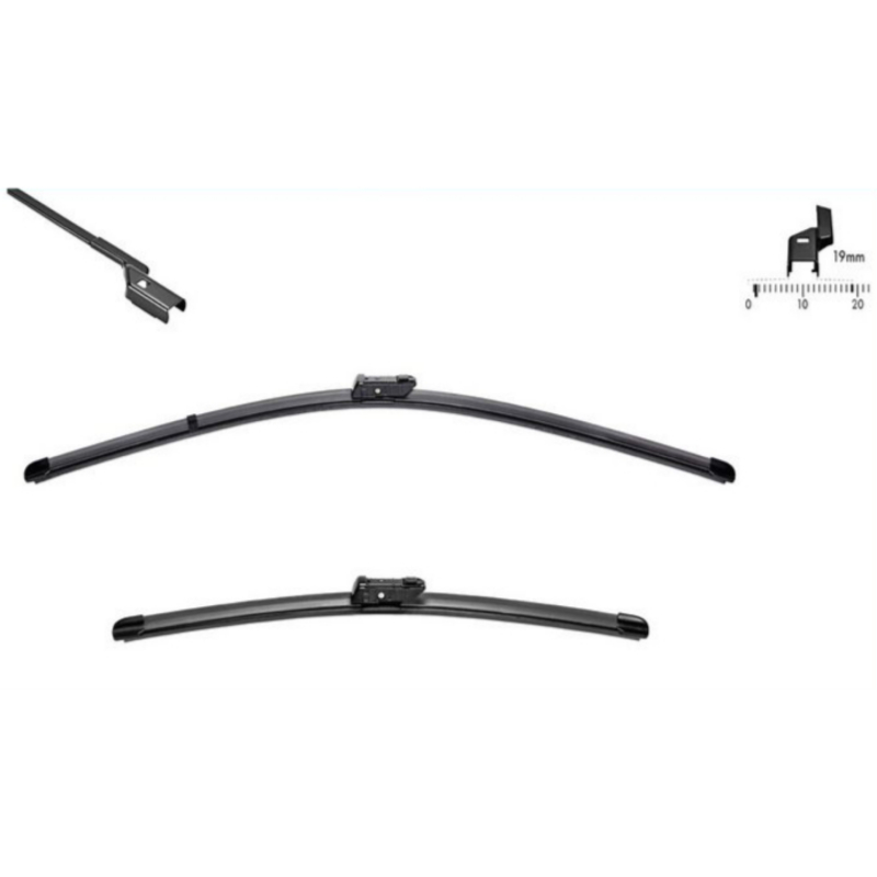Vf347 Valeo Silencio Viskerblade   Fladblade Sæt 650 400mm