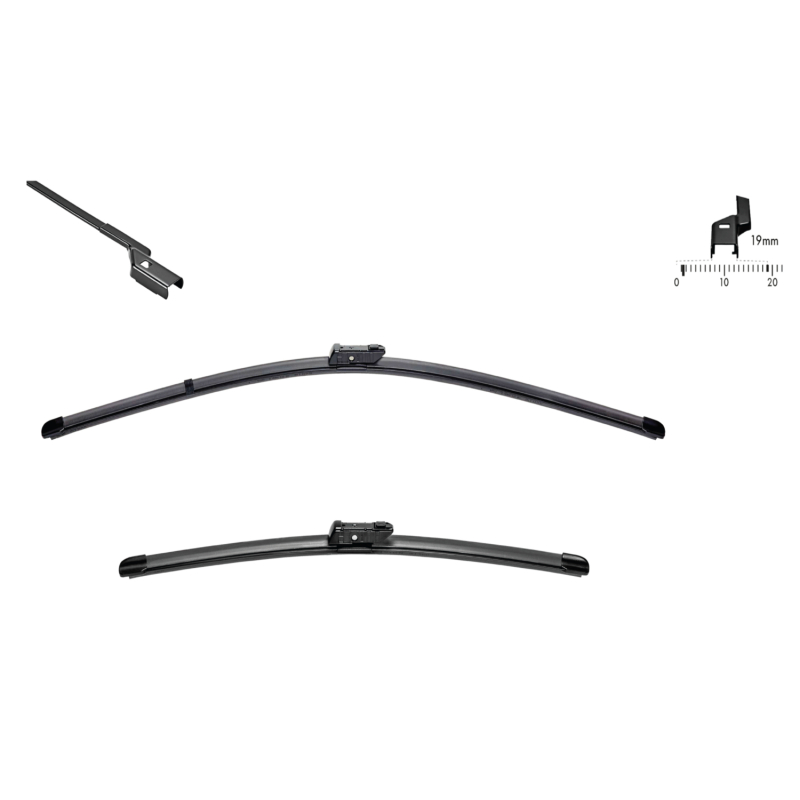 Vf445 Valeo Silencio Viskerblade   Fladblade Sæt 600 400mm