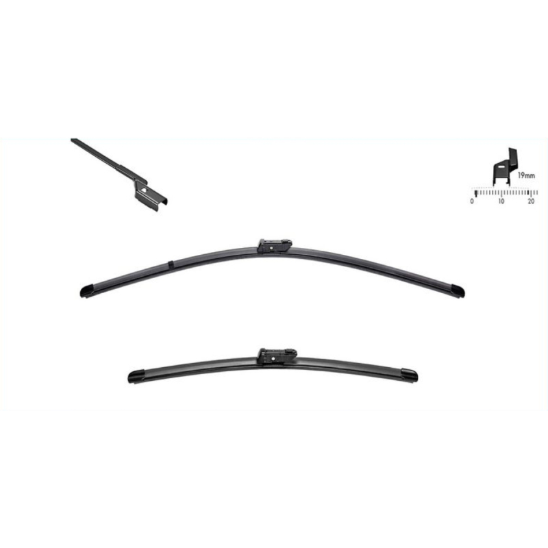Vf330 Valeo Silencio Viskerblade   Fladblade Sæt 600 475mm
