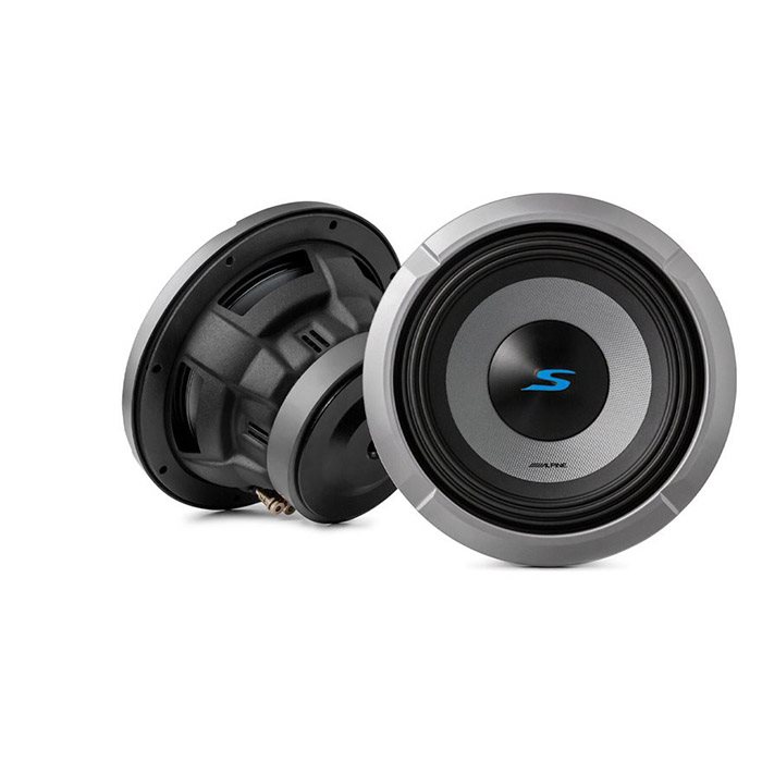 Alpine S2-w8d4   Quot  Subwoofer Dobbelt   Ohm