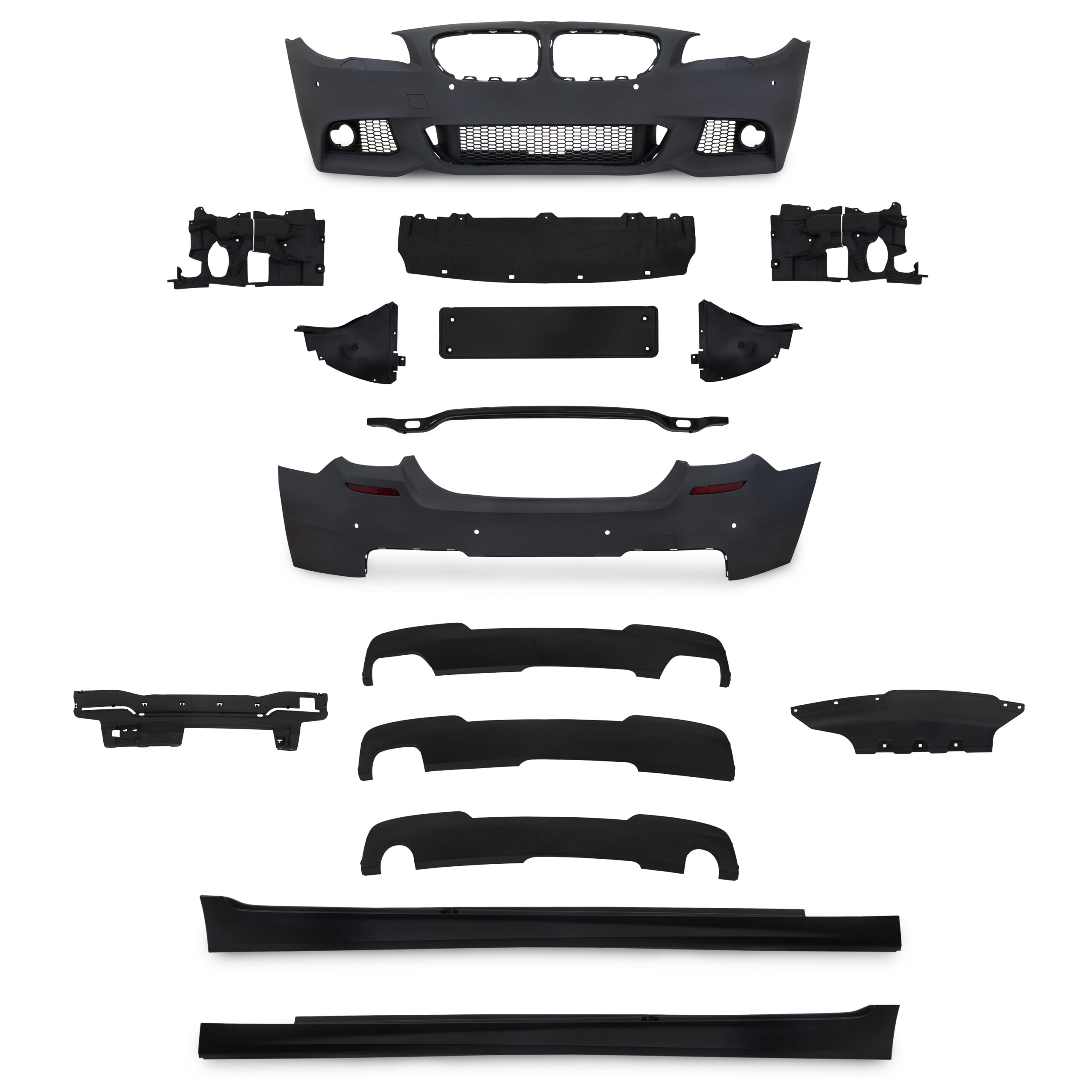 Jom Body Kit Inkl Sideskørter Og Pdc-huller Til Bmw Serie F10 Sedan årgang 2010-2013