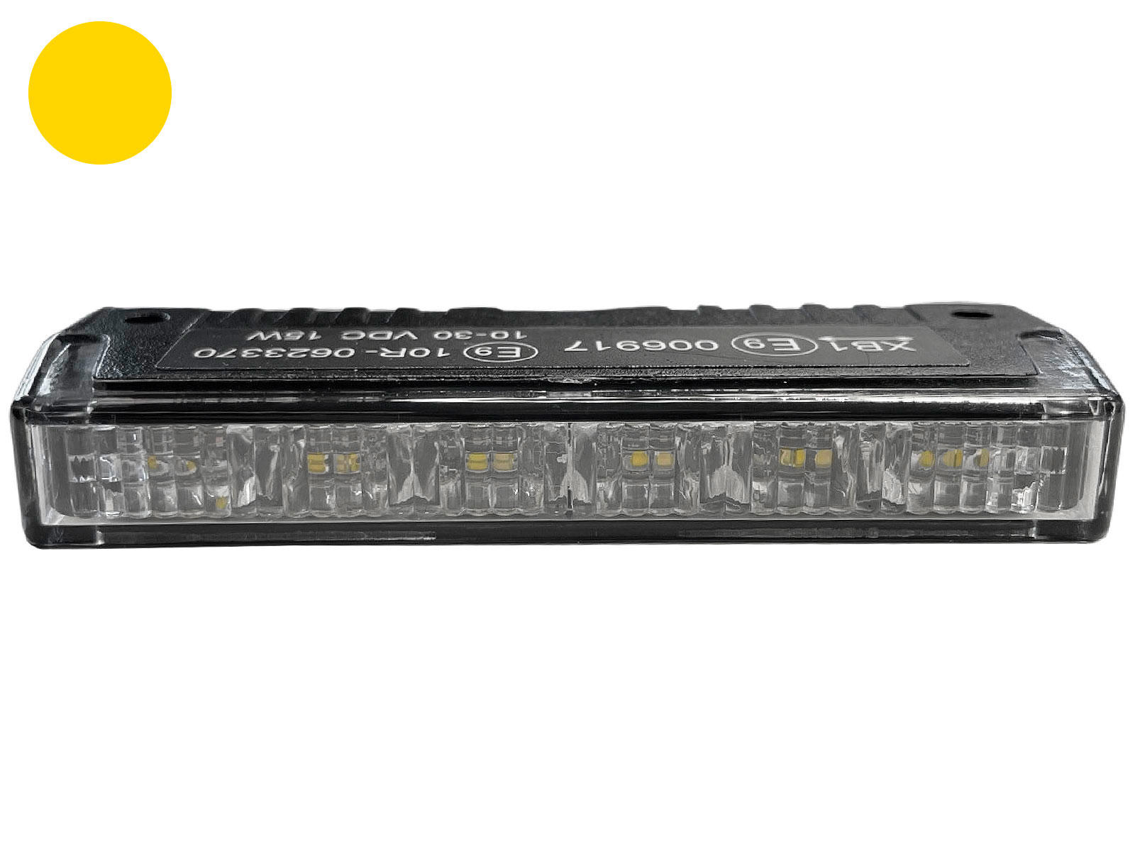 Nr180 Led Flash 180â  Til Frontgrill Ell  Spejl  Gul Blink