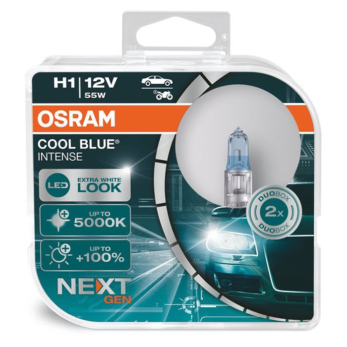 Osram Cool Blue Intense Next Gen H1 55w 12v Stk