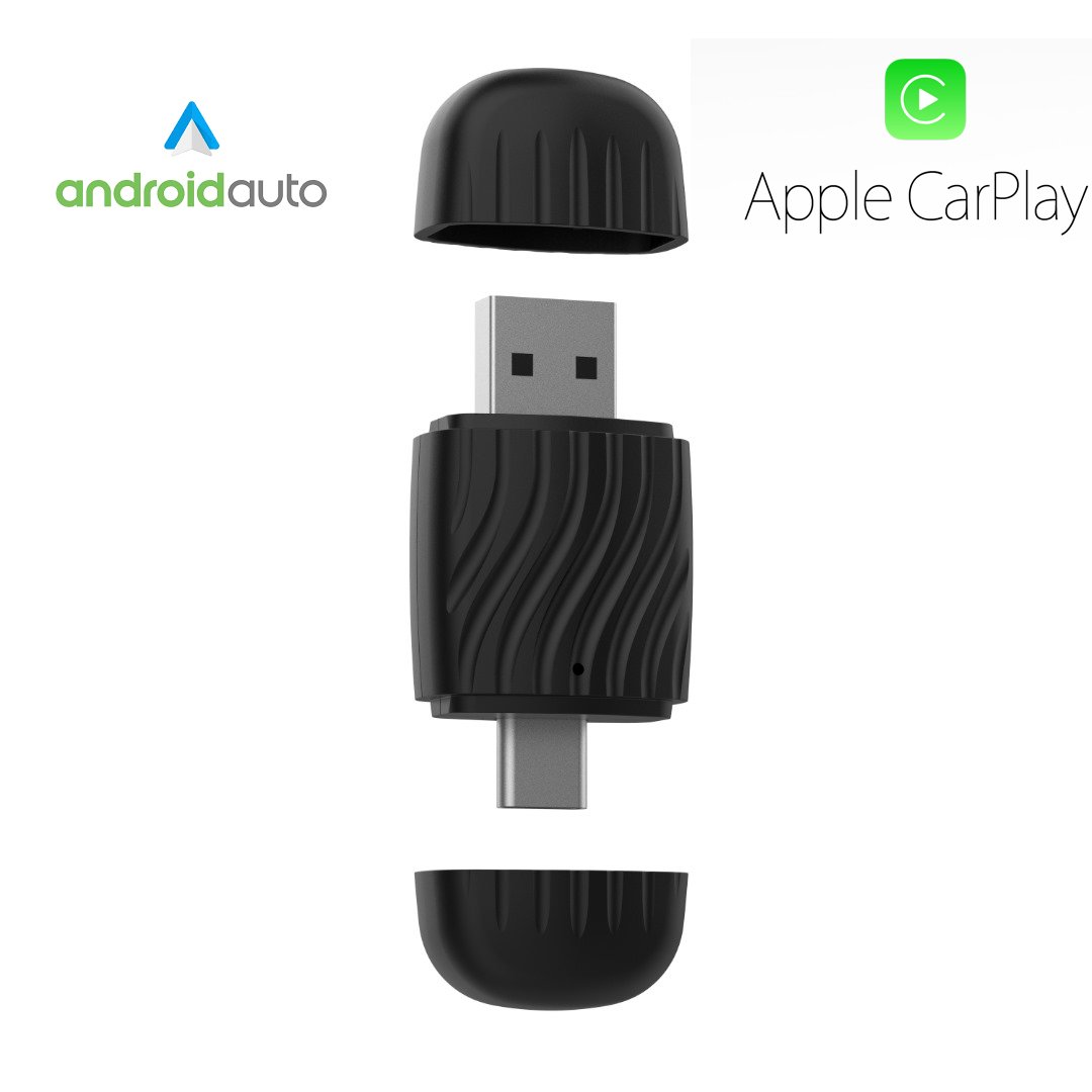 Trådløs Apple Carplay   Android Auto Adapter
