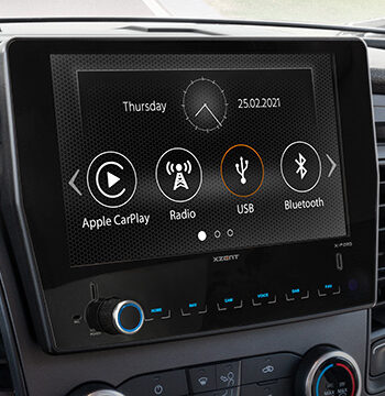 Xzent  -f285 Multimediestation Ford Transit    Touchskærm Demo