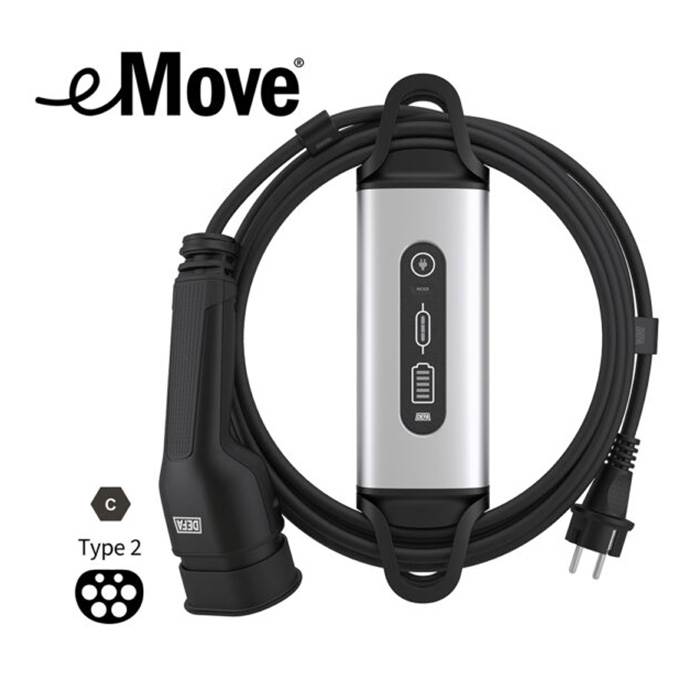 Defa Emove 6a Transportabel Lader Til 230v 6m Kabel