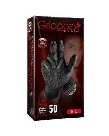 Grippaz 246 Nitril Handske Sort 50 Stk