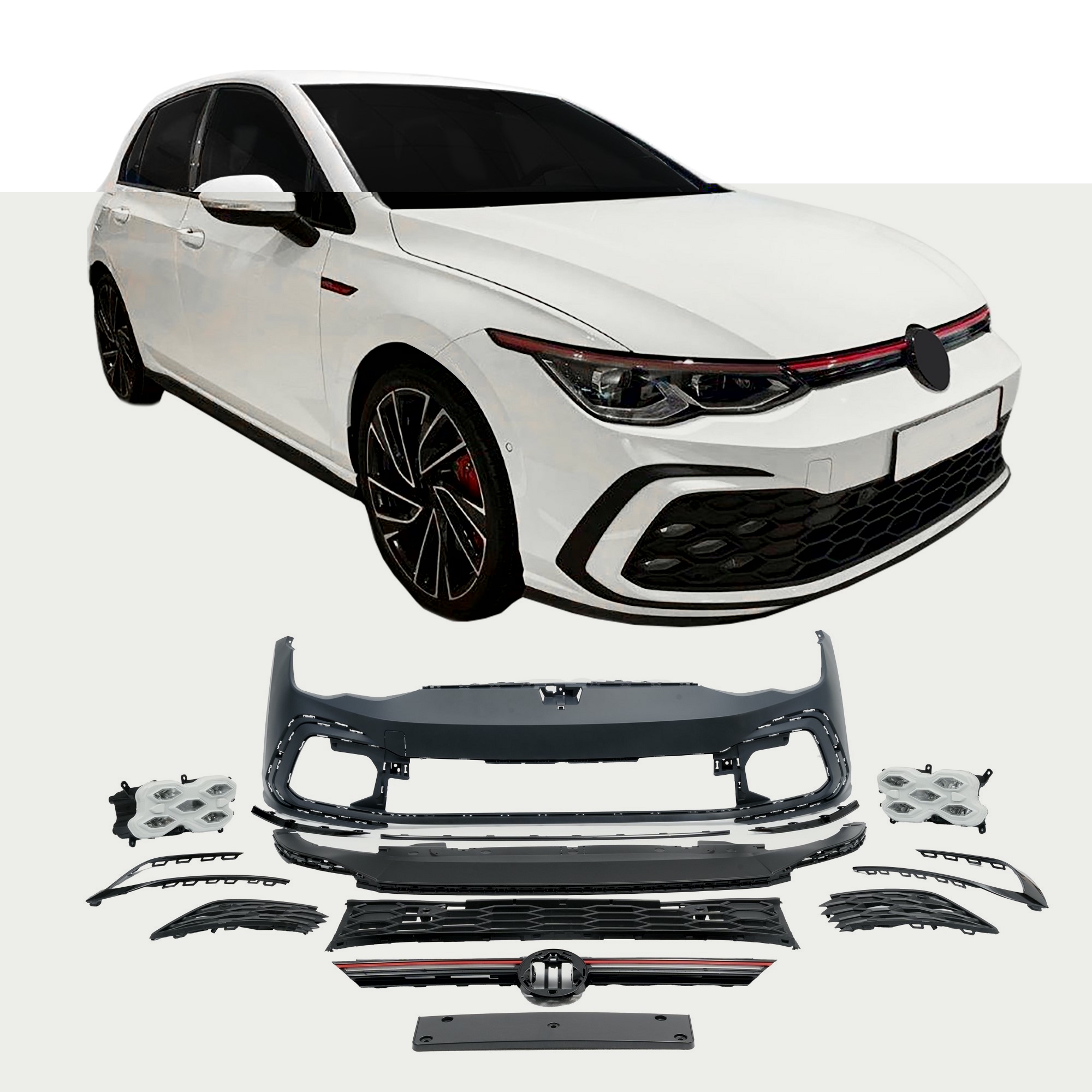 Jom Forkofanger Grill Pdc Og Led Lysliste Vw Golf Limo Variant Og Gti 12 2019-