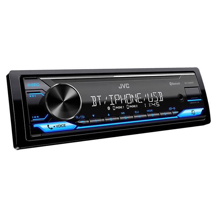 Jvc Autoradio Kdx382bt Autoradio Rds Tuner Og Bluehooth  100 Mm