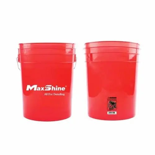 Maxshine Detailing Spand Transparent 20l Rød