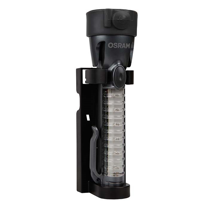 Osram Led-lygte Med Advarselslampe Og Nødhammer   Ledguardian Saver Light Plus