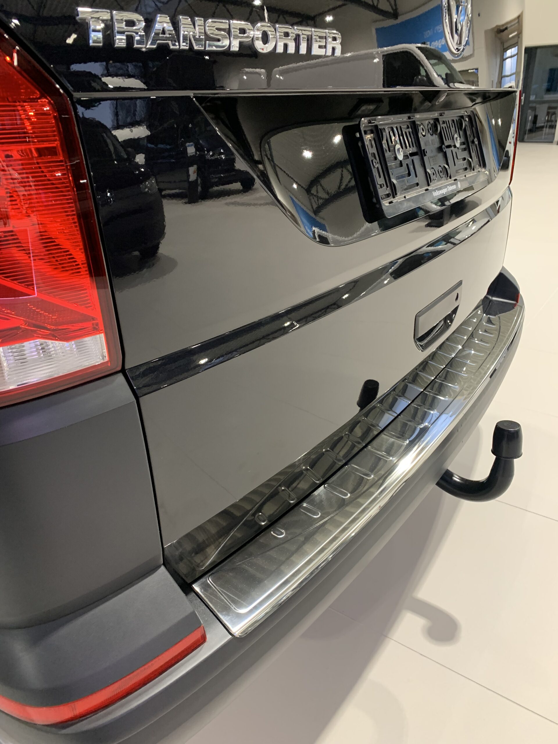 Rear Bumper Sill Cover Steel Gloss Tailgate