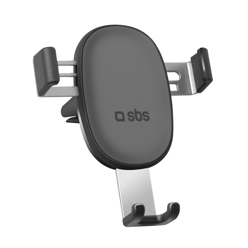 Sbs Gravity Mobilholder Med Automat  Luk Til Luftdyse Sort
