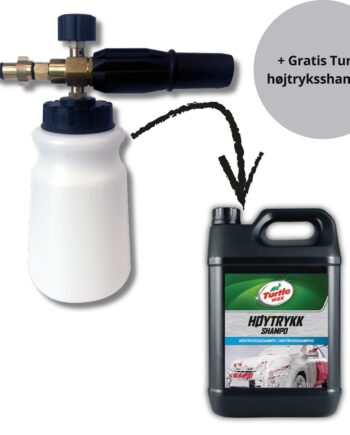 Skumlanse Inkl  Nilfisk Adapter   Gratis Turtle Højtryksshampoo 4ltr