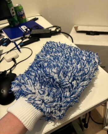 Vaskehandske   Blød Microfiber Blå