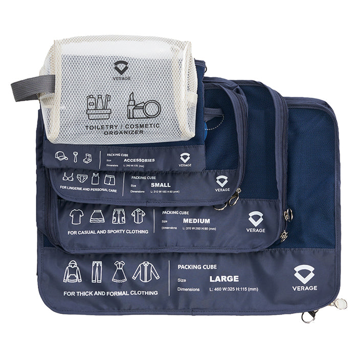 Verage Packing Cubes Inkl Toilettaske