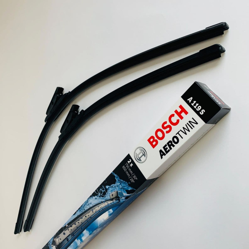 A119s Bosch Aerotwin Viskerblade   Fladblade Sæt 750 650mm