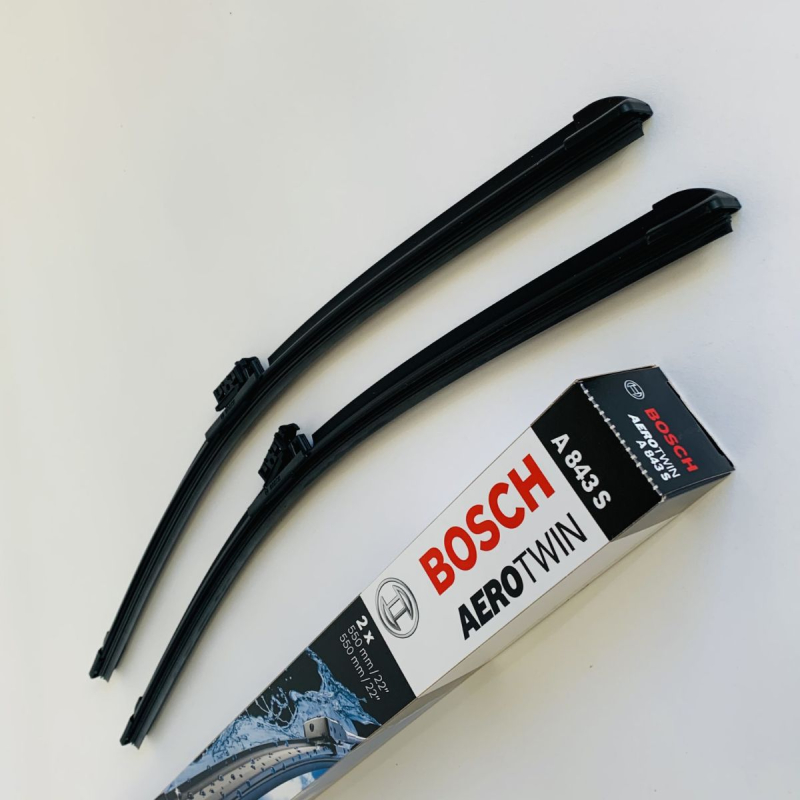 A843s Bosch Aerotwin Viskerblade   Fladblade Sæt 2x550mm
