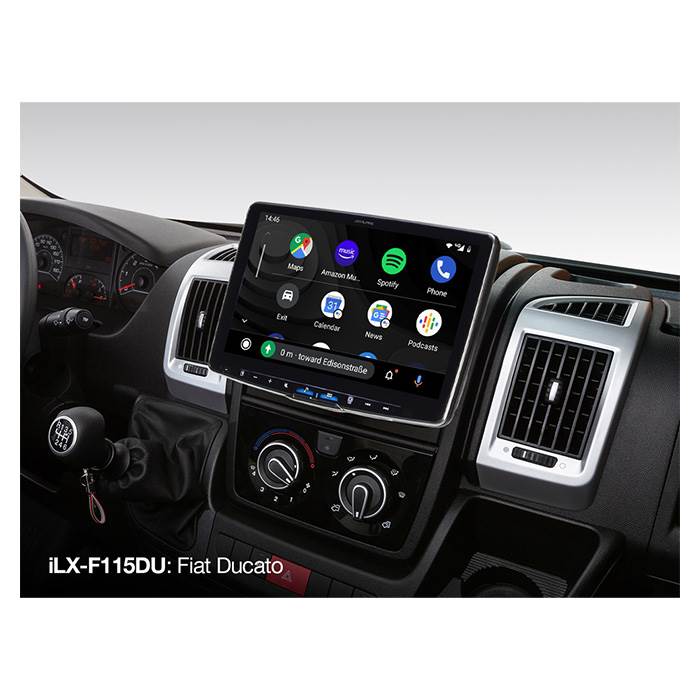 Alpine Halo11 Ilxf115du Bundle Til Fiat Ducato