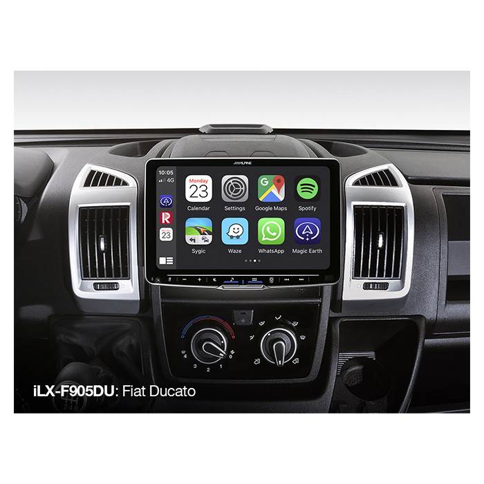Alpine Ilx-f905du Halo9 Bundle Til Fiat Ducato