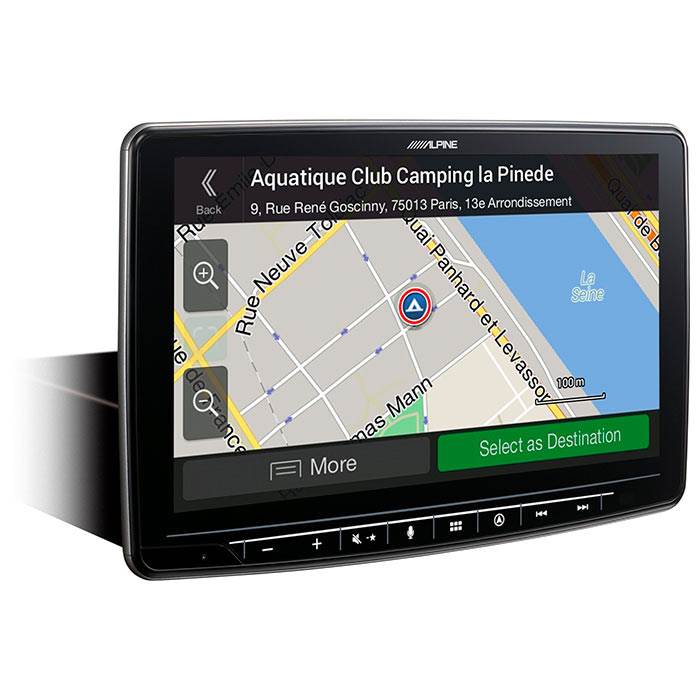 Alpine Ine-f904dc Halo9 Med Navigation Og Truck Kort