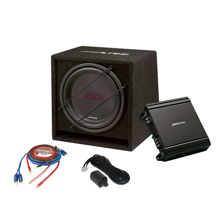 Alpine Sbg-30kit 12 Quot  Subwoofer Kit Med Forstærker