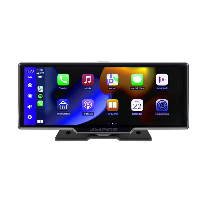Ampire 10 Quot  Skærm Appel Carplay   Android Auto Med Dashcam Bakkamera
