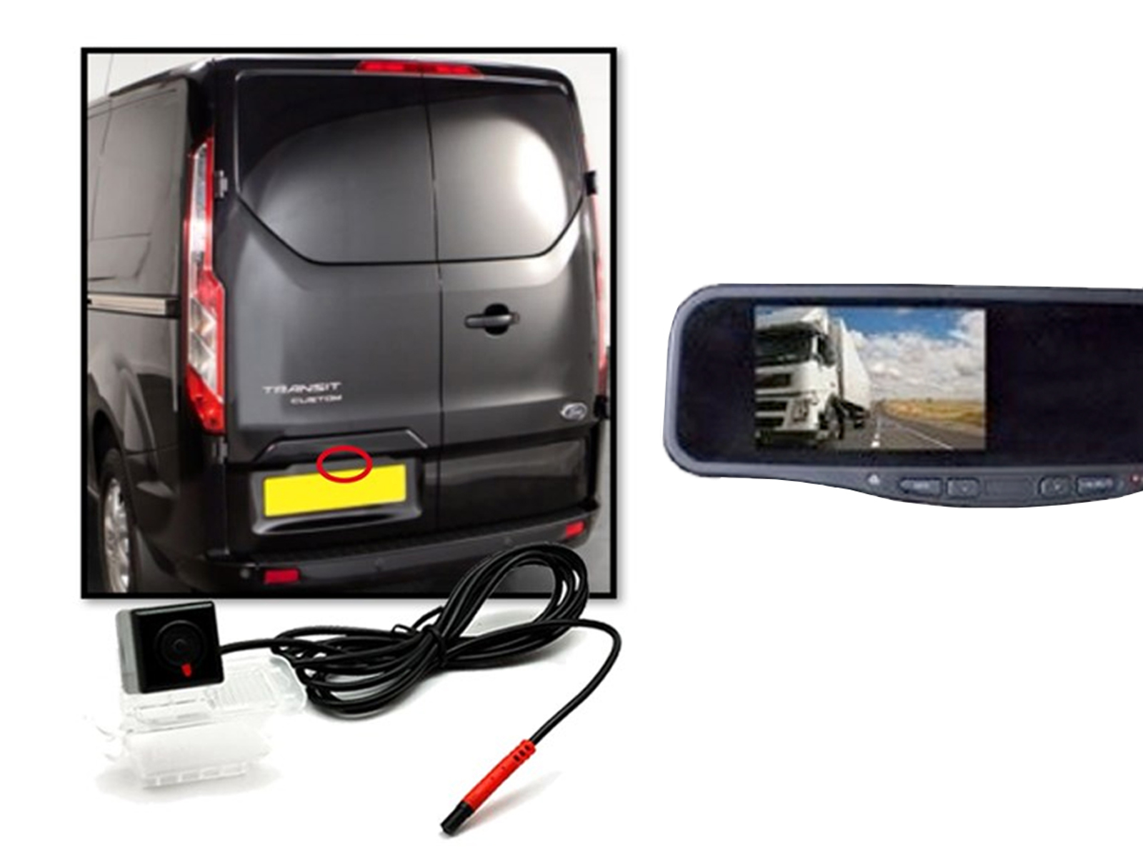 Bakkamera  Quot Kasse-kit Quot  Ford