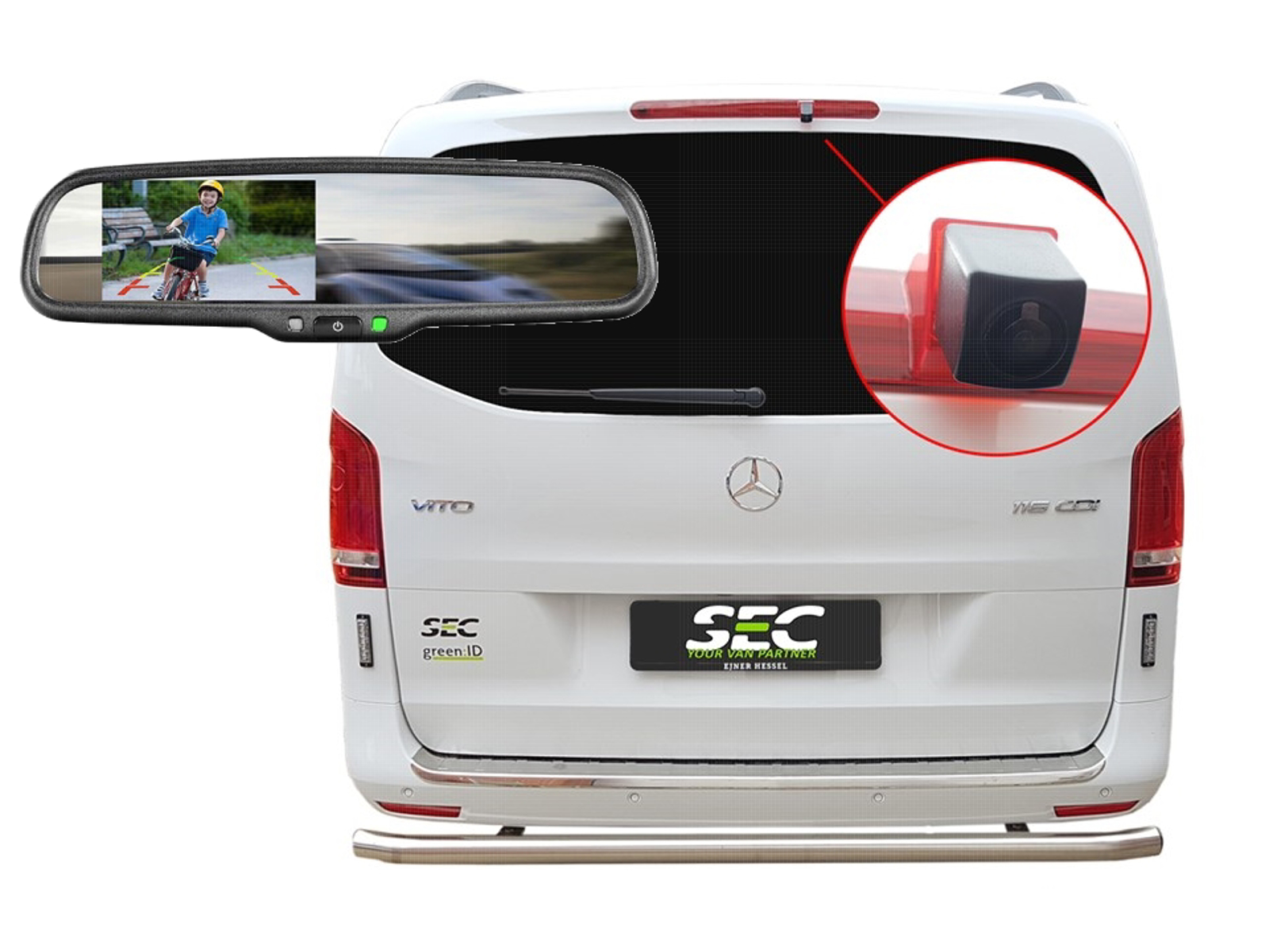 Bakkamera  Quot Kasse-kit Quot  Mercedes Vito W447 2014-