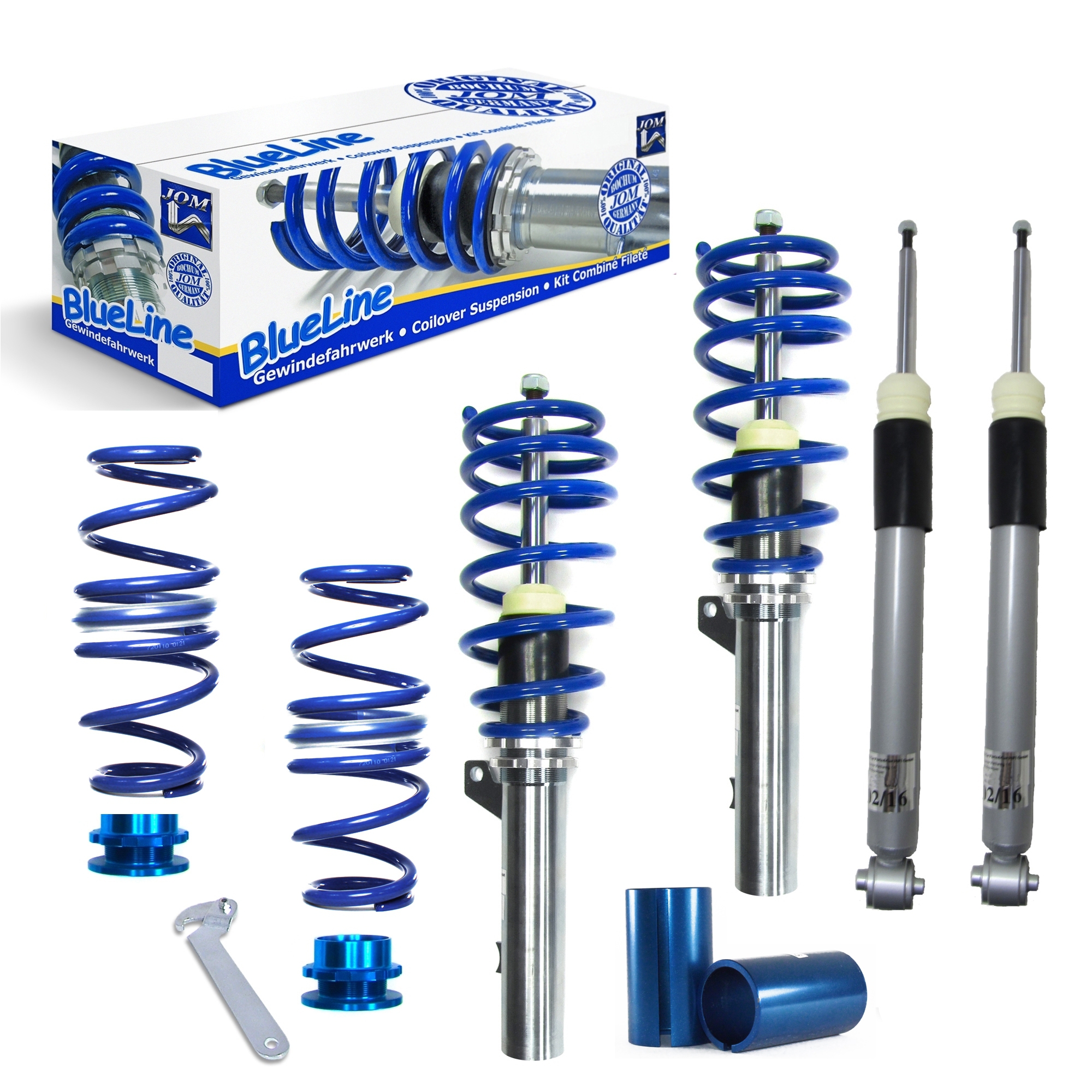 Blue Line Gevindundervogn Til Audi A3 Gy 8gy  årgang 2020- Multi Link 1035 Kg