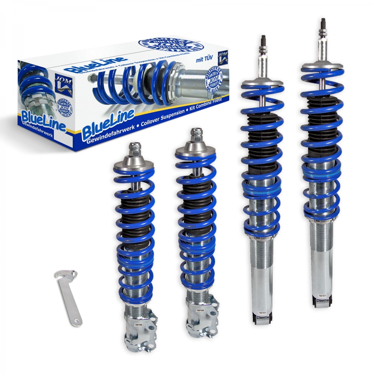 Blue Line Gevindundervogn Til Vw Golf Iv Cabrio