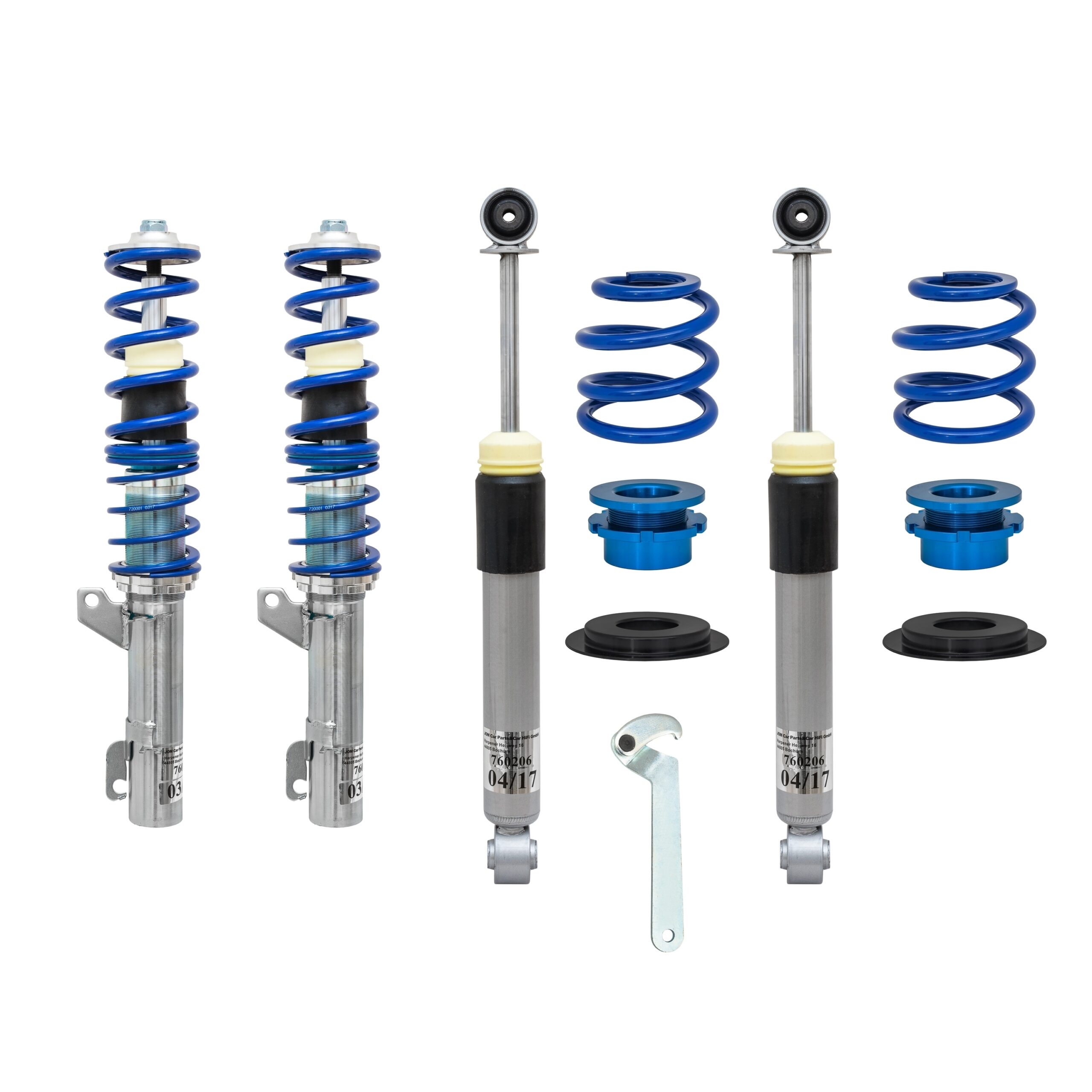 Blue Line Gevindundervogn Til Vw Golf R32 1j
