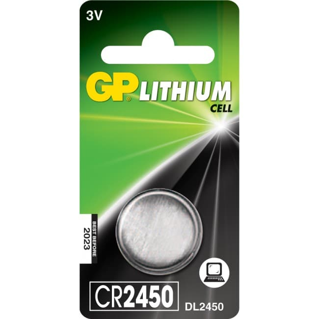 Cr2450 Knapcelle Batteri Fra Gp