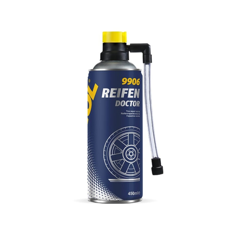 Dækpilot   Punkteringsspray  Til Bil Og Mc  450ml Fra Mannol