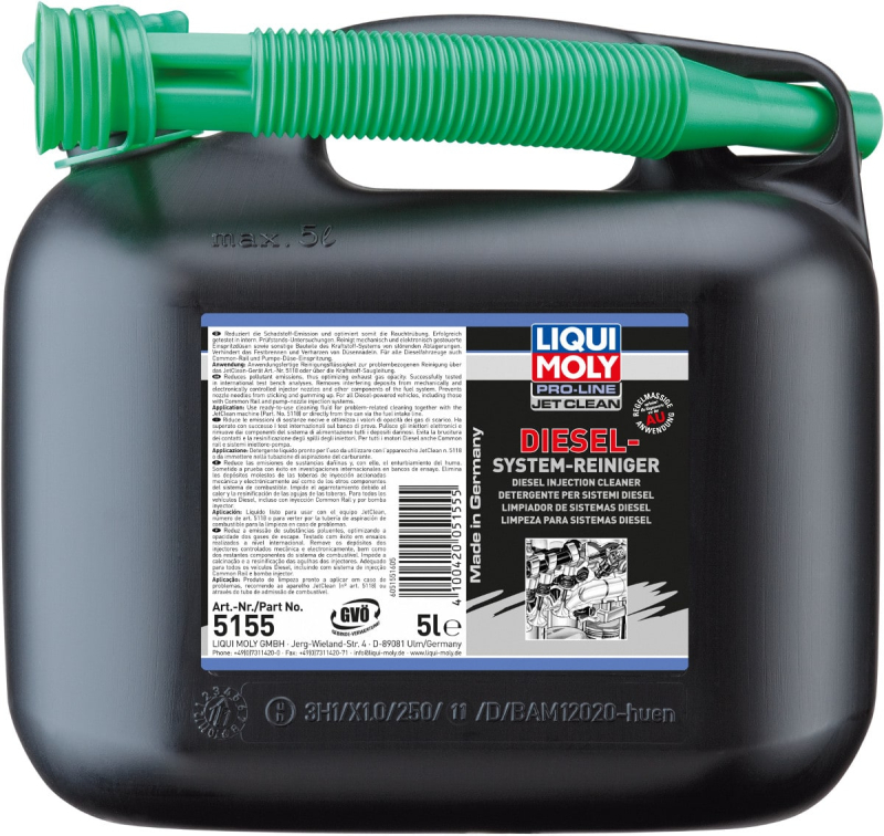 Diesel System Rens 5l  Liqui Moly  Til Rensning Af Brændstofsystemet