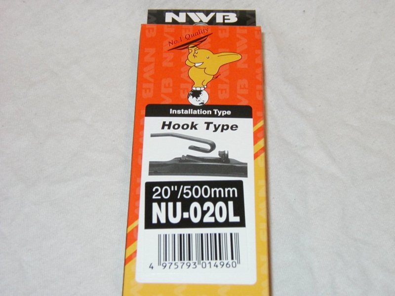 Dur-050l Nu-020l Denso Nwb Viskerblad  Hybrid Design 500mm Lang