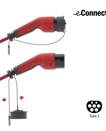 Econnect Ladekabel Mode3 T2    5m   -faset 20a