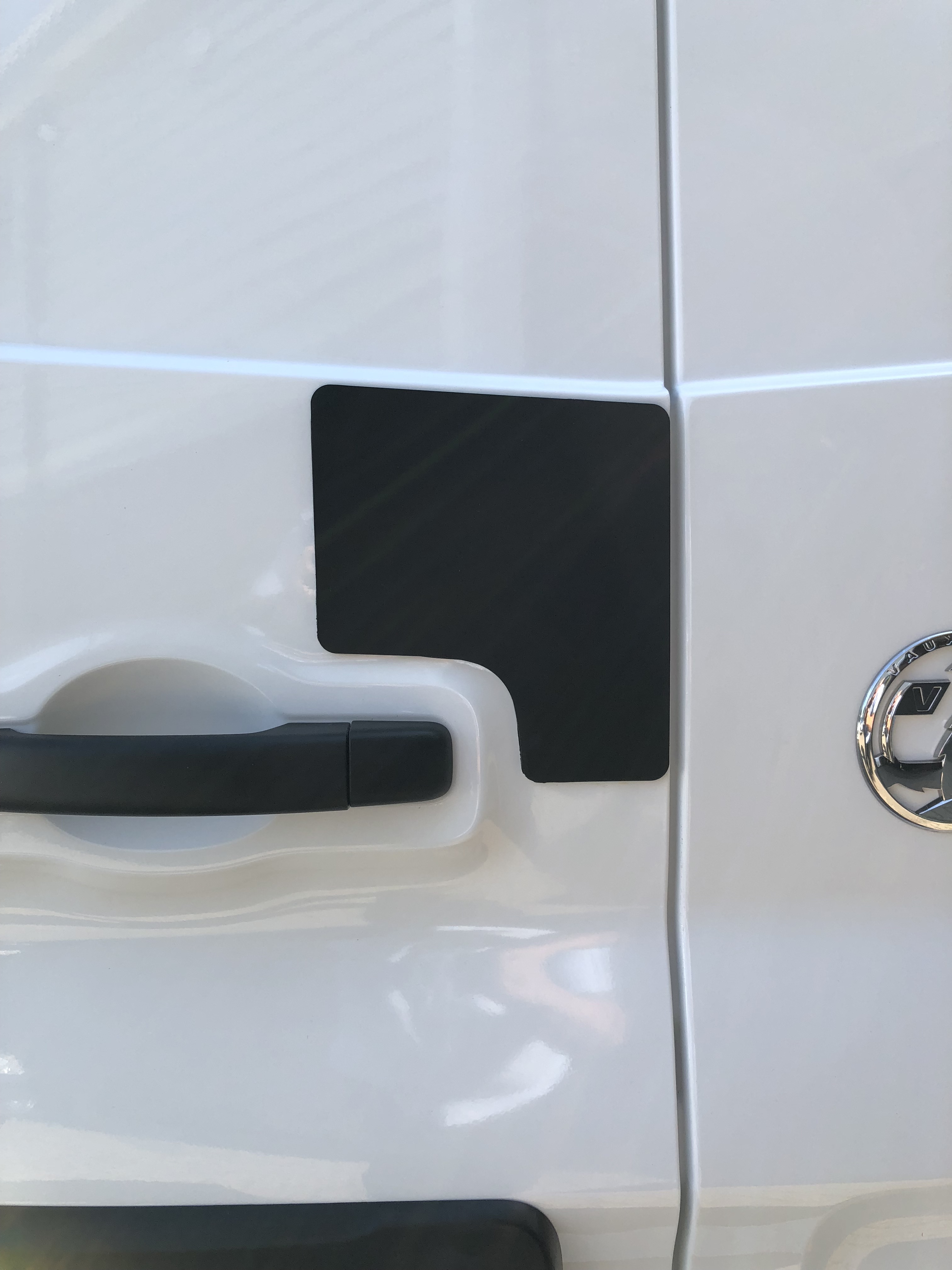 External Shield Barn Door Steel Black Talento Nv300 Vivaro14-19 Trafic15 Primastar22