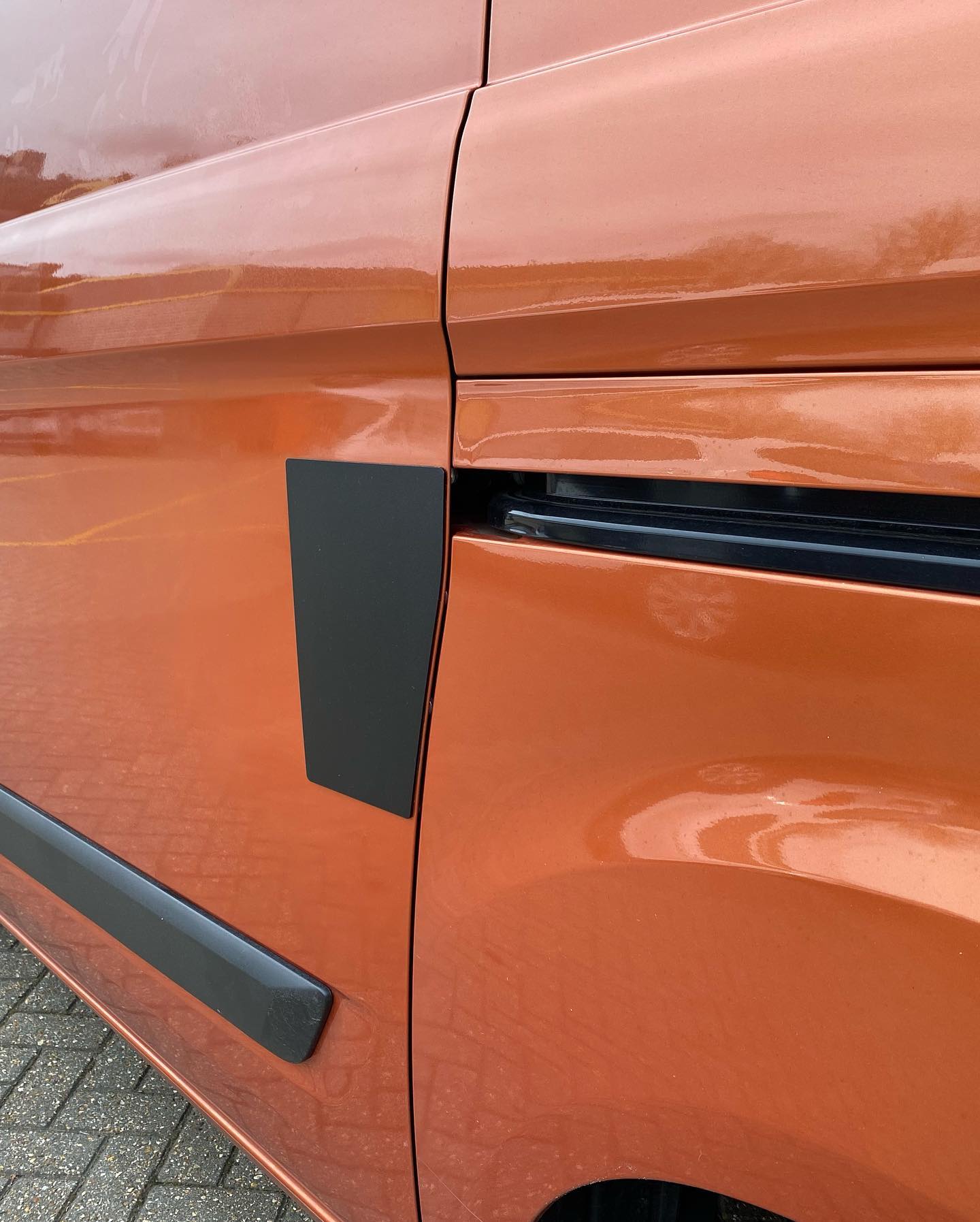 External Shield    Side Door Steel Black Custom 12-23