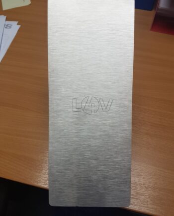 External Shield 25x10cm Steel
