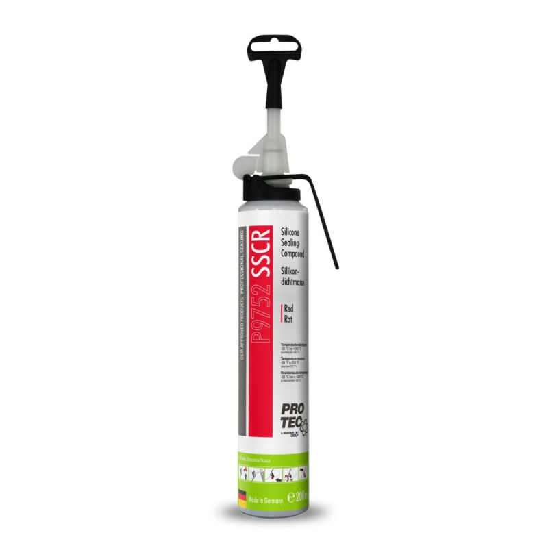 Flydende Silikone Pakning   Rød    Smart Trykflaske  Protec  200ml