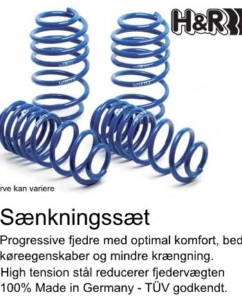 Sænkningssæt Til Seat Toledo  Kg3    Skoda Rapid  Nh3 Nh1  årgang 07 2012-
