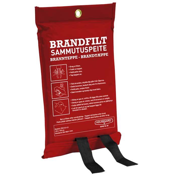 Housegaard Brandtæppe 120x120 Cm 550 Grader