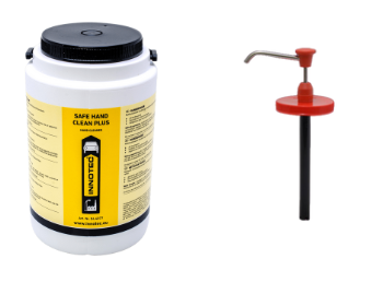 Innotec Håndrens   Safehand Clean Plus   Ltr  Inkl  Dispenser