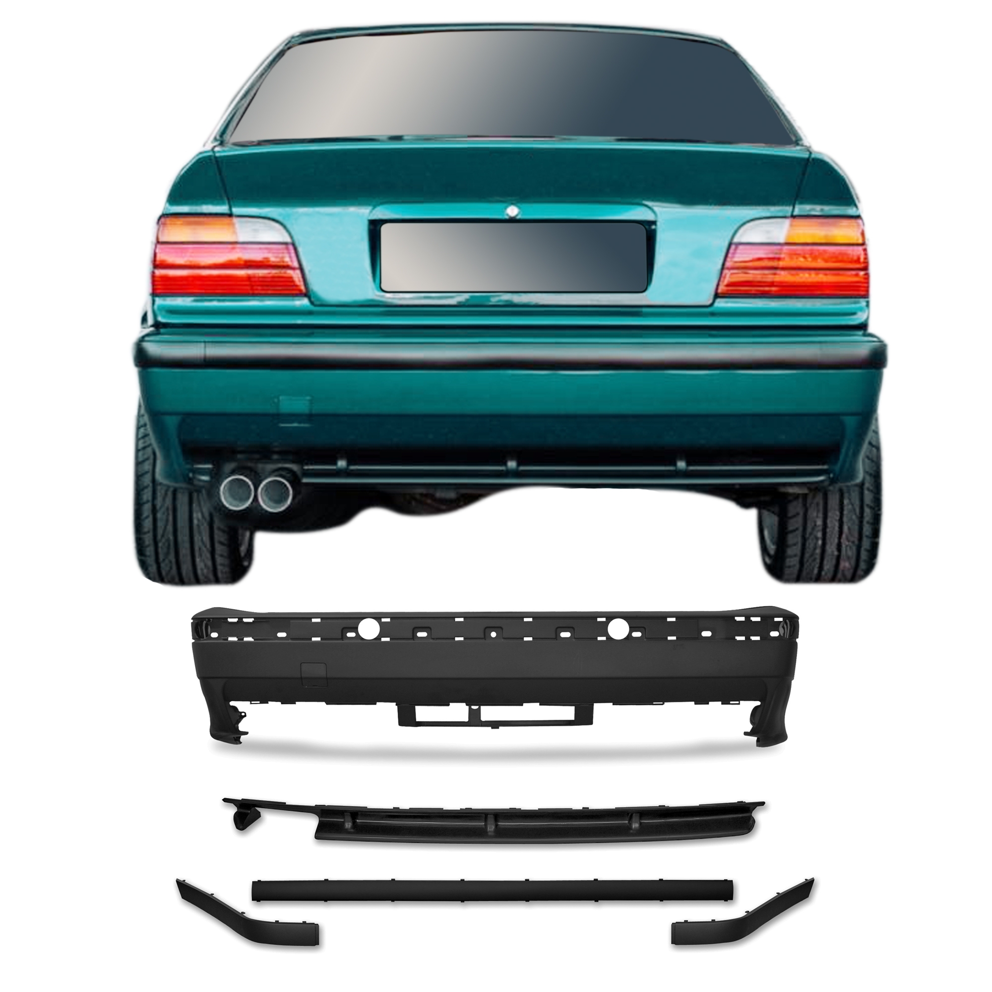 Jom Bagkofanger Sport Design Til Bmw Serie E36 årgang 1990-1998