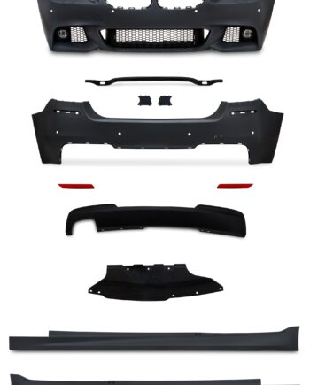 Jom Body Kit Til Bmw   Serie F10 Med Pdc Huller  Inkl  Tågelygter  årgang 2010-2013