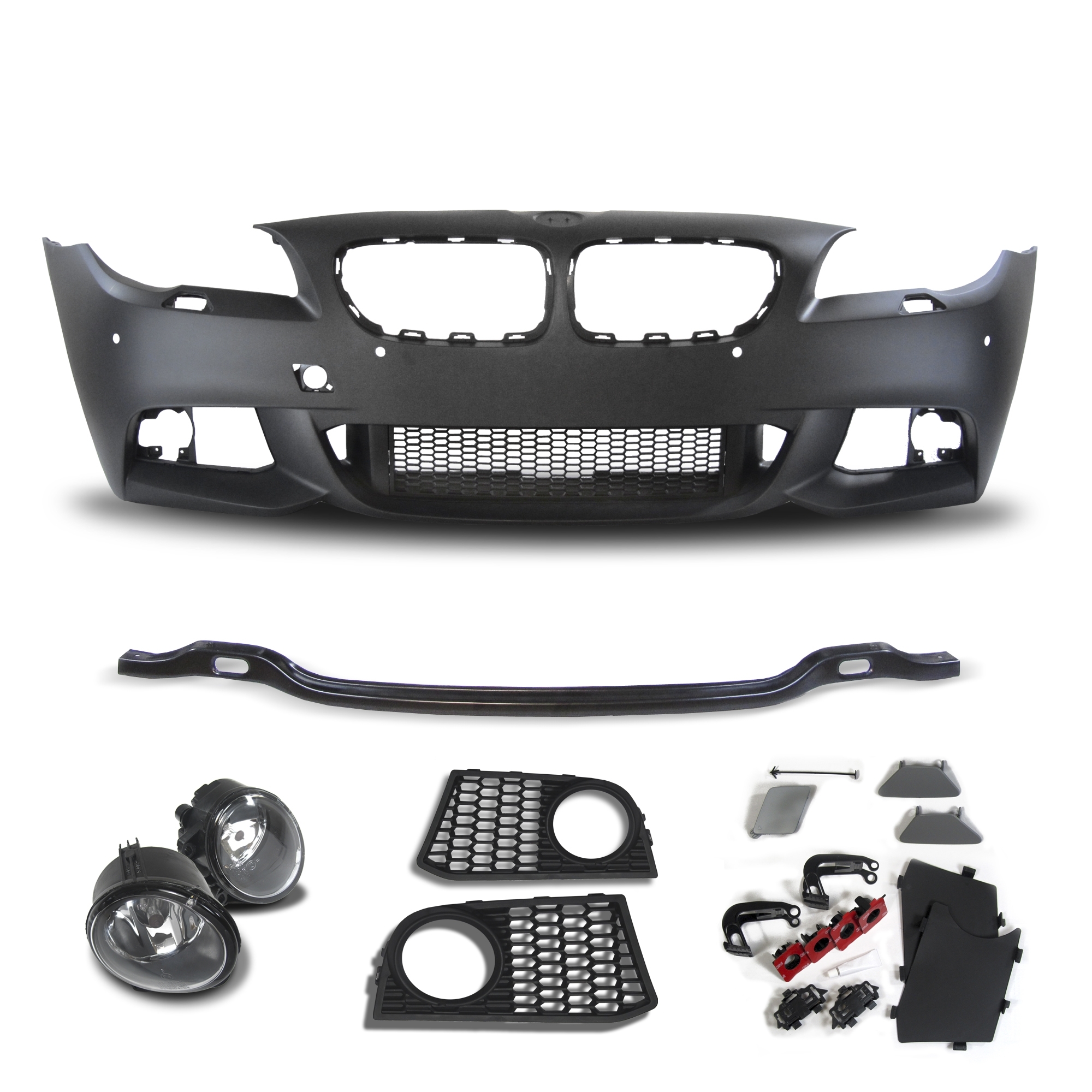 Jom Forkofanger Sports Design Til Bmw   Serie F10 F11 Limousine Pdc Og Hca Inkl  Tågelygter